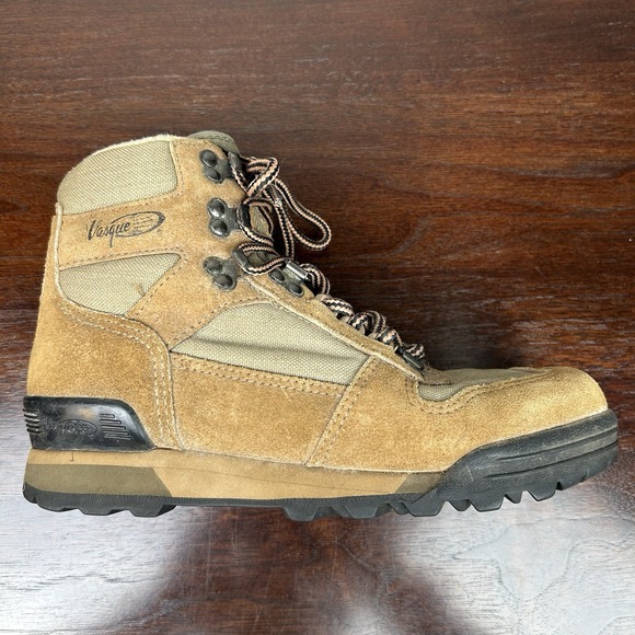 Vasque Boots Womens Sz 8 Hiking Lace Up Ankle Bootie 7583 Brown Suede Comfort - Picture 9 of 13